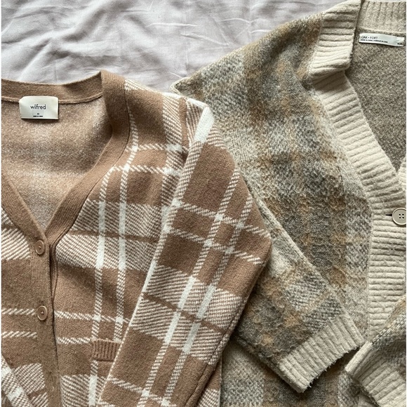 OAK+FORT & ARITZIA CARDIGAN BUNDLE - Picture 4 of 4